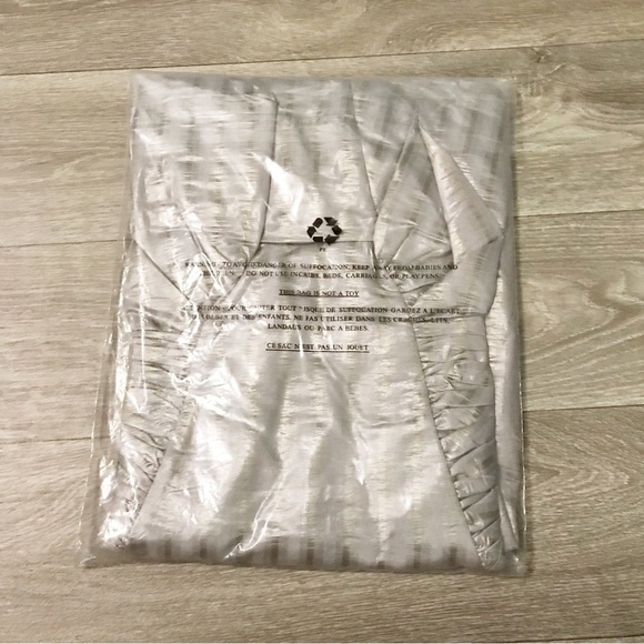 REVOLVE ATOIR Walk Me Home Cocktail Mini Dress Metallic Silver US 12 NIB - Picture 4 of 9